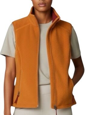 PATAGONIA Synchilla Fleece Vest in Orange / Purple Size Small